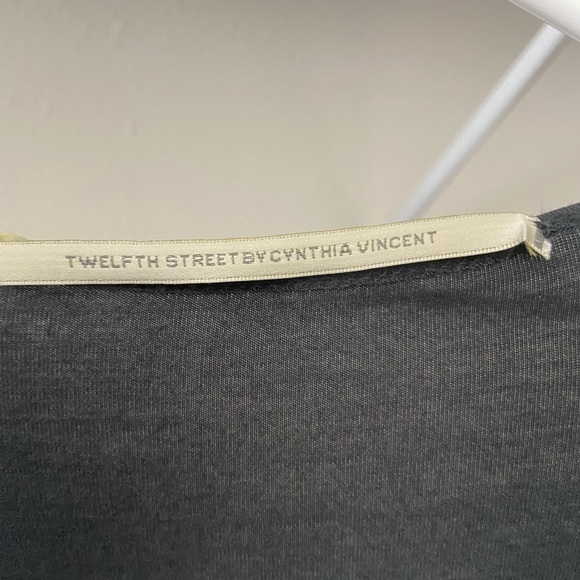 Twelfth Street by Cynthia Vincent gray tunic - Picture 2 of 2